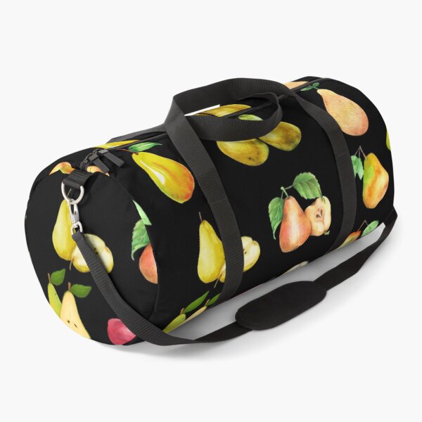 Item preview, Vintage Watercolor Pear Fruit on Black designed and sold by silviaol.