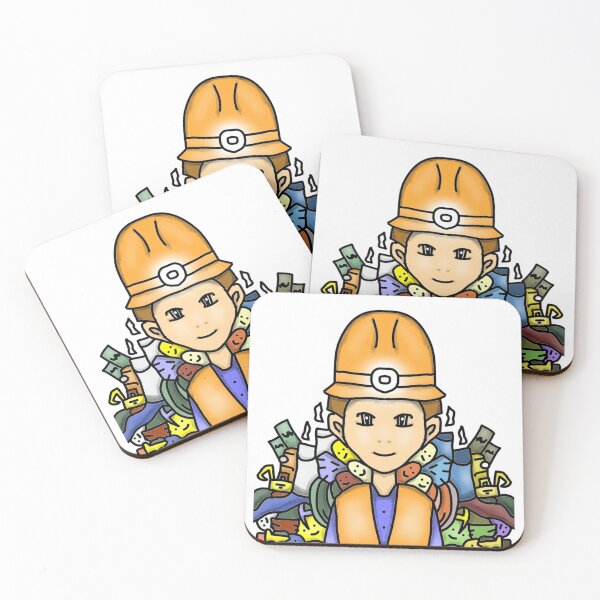 Item preview, Miner Doodle designed and sold by ShurikenStore.