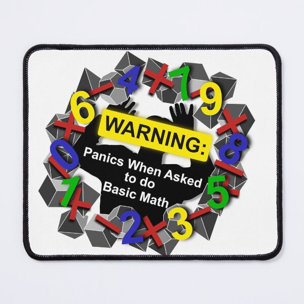 Item preview, Basic Math = Hard designed and sold by Roll4Pod.