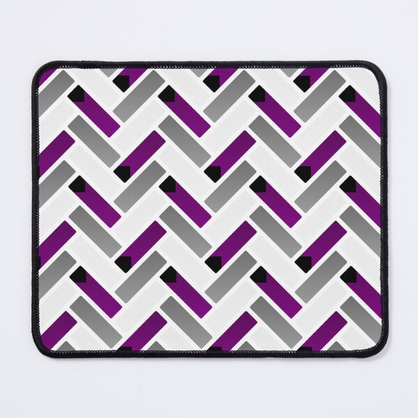 Item preview, Demisexual Herringbone on White designed and sold by ResonantColors.