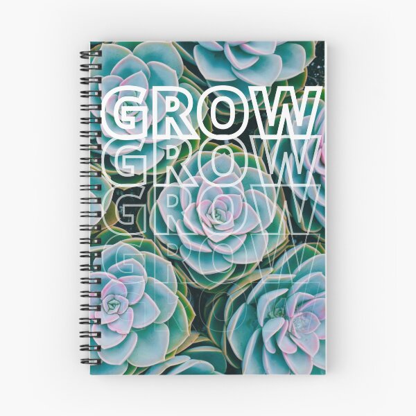 Item preview, GROW (above) - Vibrant Green Succulents designed and sold by AliceSLee.