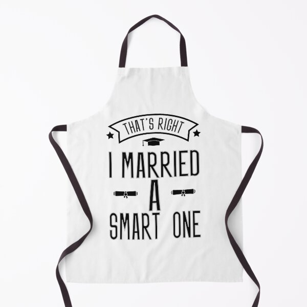 Item preview, I Married A Smart One | Marriage Design designed and sold by KalorCreations.