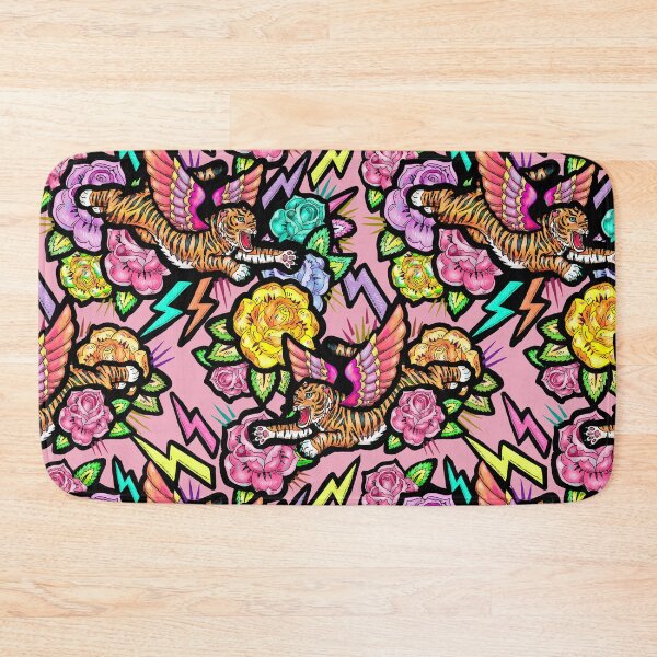 Item preview, flying tiger floral designed and sold by beesocks.