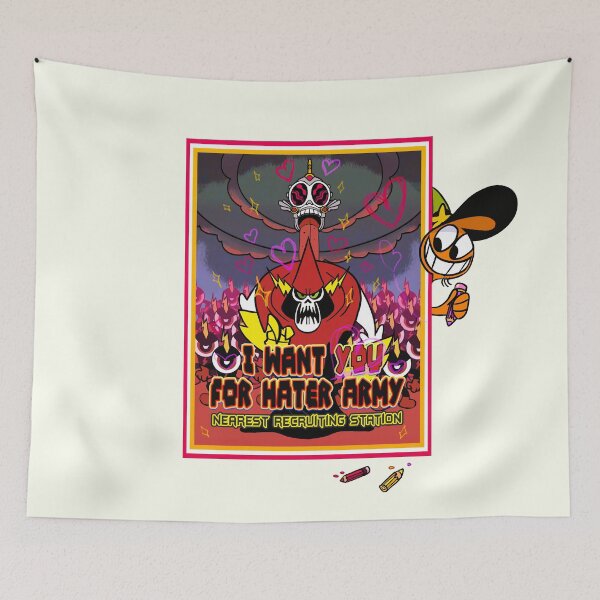 Item preview, WANDER OVER YONDER! LORD HATER WANTS YOU POSTER plus Wander FANART designed and sold by angsty-angst.
