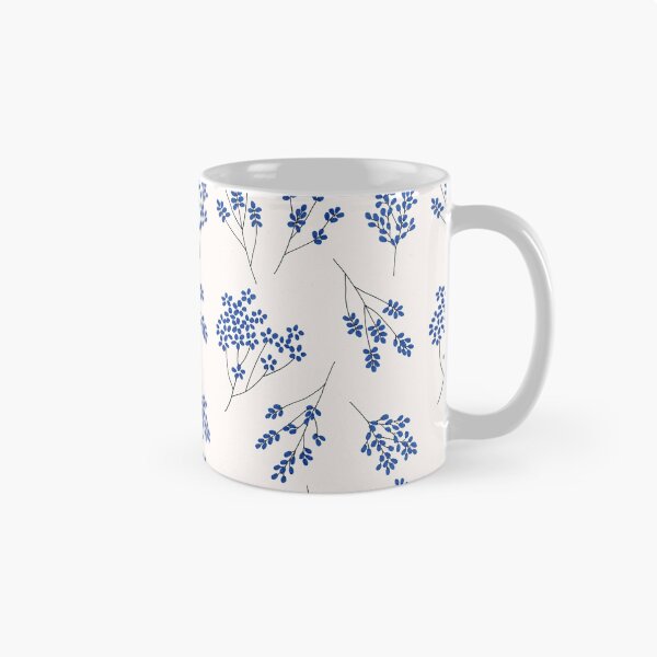 Item preview, Flores azules con fondo blanco designed and sold by CoolWallpapers.
