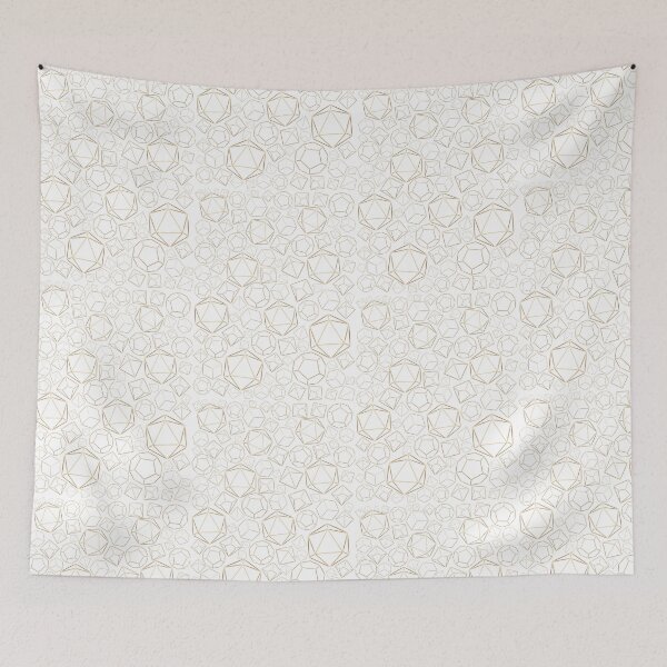 Item preview, DND Assorted Dice Pattern - White designed and sold by Snow Noir.