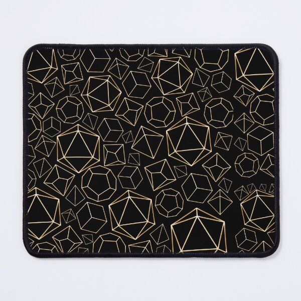 Item preview, DND Assorted Dice Pattern - Black designed and sold by Snow Noir.