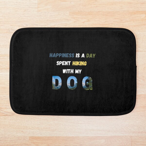 Item preview, Happiness Is A Day Spent Hiking With My Dog designed and sold by GaMeRnCaReErs.