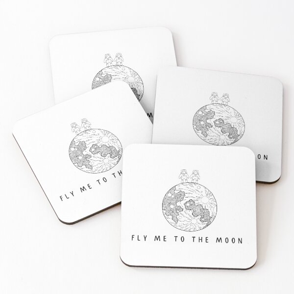 Item preview, Fly Me to the Moon designed and sold by ProgScriptArt.