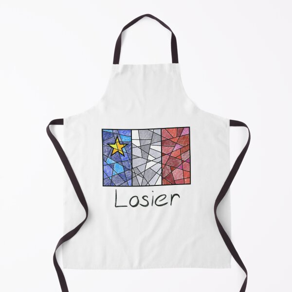 Item preview, Acadian Flag pastel mosaic Losier - Drapeau acadien mosaïque pastel vitrail Losier designed and sold by ColoursOfFrance.