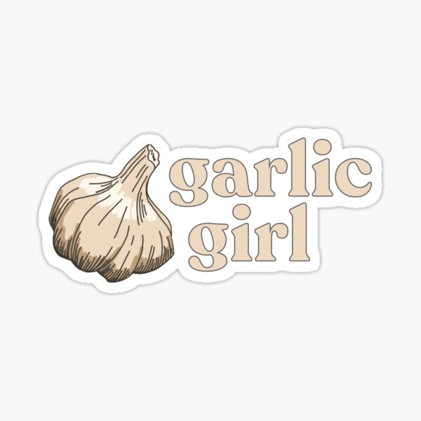Garlic Girl Sticker