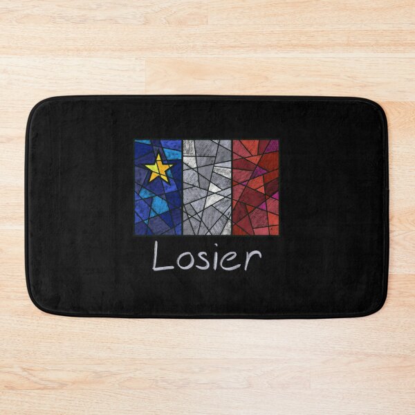Item preview, Acadian Flag pastel mosaic Losier - Drapeau acadien mosaïque pastel vitrail Losier designed and sold by ColoursOfFrance.