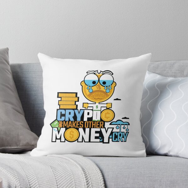 Item preview, Crypto Makes Other Money Cry Funny Joke tshirt Dollar Coin Crying Animation Fan Art designed and sold by doseofwin.