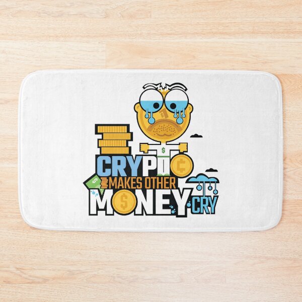 Item preview, Crypto Makes Other Money Cry Funny Joke tshirt Dollar Coin Crying Animation Fan Art designed and sold by doseofwin.