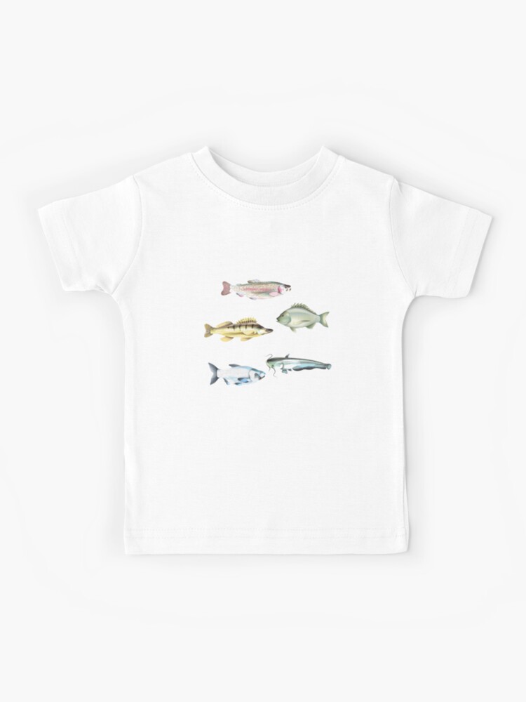 Fish species carp fisherman fishing gift angler | Kids T-Shirt