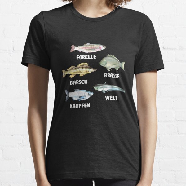 Camiseta de ángel para hombre: trucha y carpa, camiseta de pescador,  regalos de pescador, ropa de pesca, accesorios de pesca