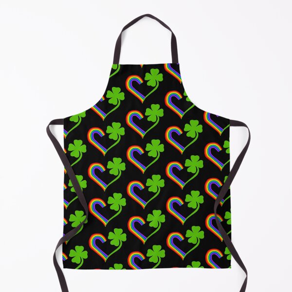 Item preview, Clover Rainbow Pride Irish Heart designed and sold by Deborah Camp.