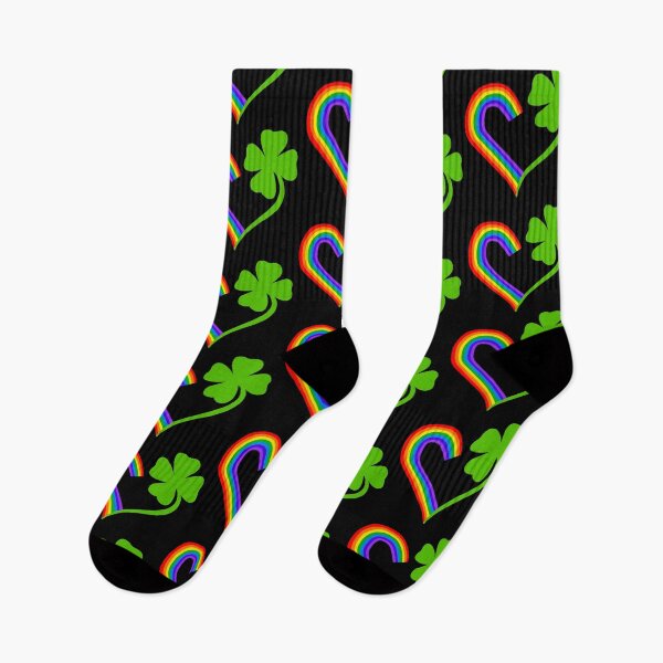 Item preview, Clover Rainbow Pride Irish Heart  designed and sold by Deborah Camp.