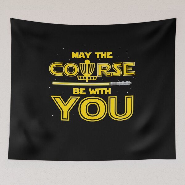 Item preview, May The Course Be With You Gift Funny Frolf Disc Golf designed and sold by Lenny Stahl.