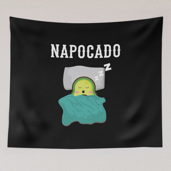 Item preview, Napocado Avocado Pyjamas Vegetarian / Vegan Gift Sleep designed and sold by Lenny Stahl.