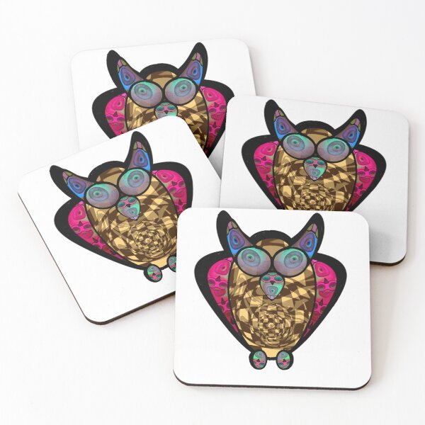 Item preview, Psychedelic Owl designed and sold by zenferren.