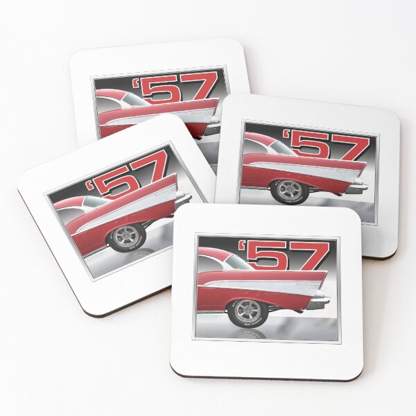 Item preview, Red '57 Chevrolet Bel Air designed and sold by Waves.