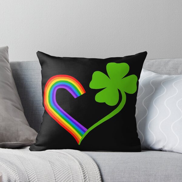 Item preview, Clover Rainbow Pride Irish Heart  designed and sold by Deborah Camp.