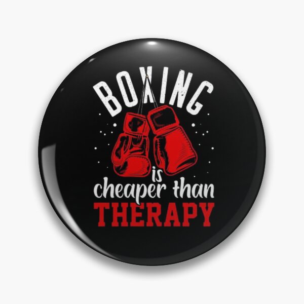 Item preview, Boxing It's Cheaper Than Therapy Boxing Lover designed and sold by StoreRahhal.