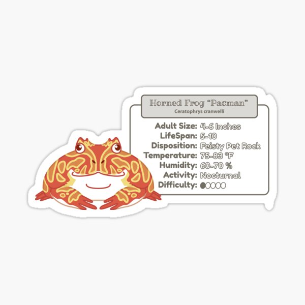 Item preview, Pacman Frog (Strawberry Pineapple) - Info - Imperial designed and sold by TheFrogWrangler.