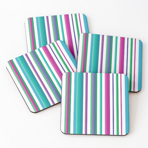 Item preview, Multicolour vertical stripes pattern designed and sold by Tanuja  Sharma.