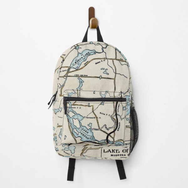 Item preview, Vintage Map of Lake of Bays, Ontario designed and sold by Gin  Neko.