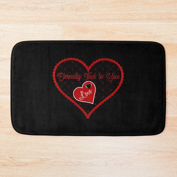 Item preview, Eternally Tied to You (Red on Black) designed and sold by PawsitiveMum.