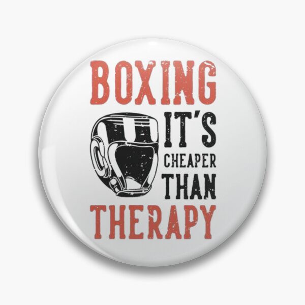 Item preview, Boxing It's Cheaper Than Therapy Boxing Lover designed and sold by StoreRahhal.