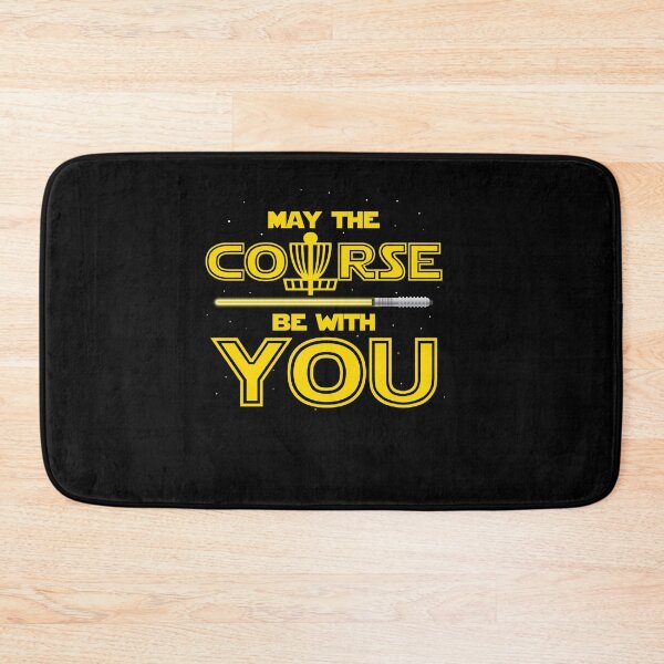 Item preview, Discgolf Frisbee May The Corse Be With You Discgolfer designed and sold by Lenny Stahl.
