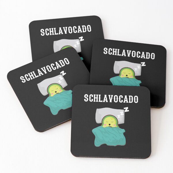 Item preview, Schlavocado Avocado sleep shirt vegan gift pajamas designed and sold by Lenny Stahl.