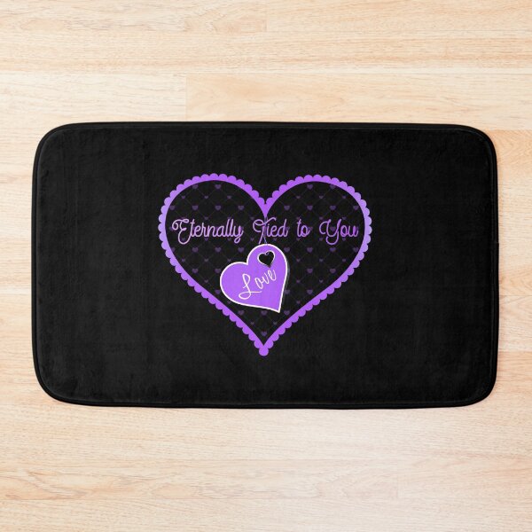 Item preview, Eternally Tied to You (Purple on Black) designed and sold by PawsitiveMum.