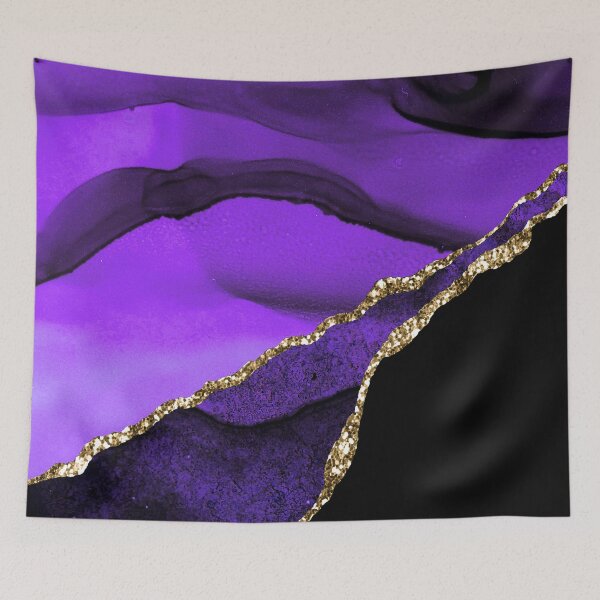 Item preview, Luxurious Purple Lilac (Faux) Marble Agate Art Designs designed and sold by DEC02.