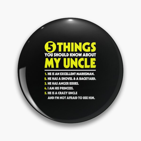 Item preview, 5 Things You Should Know about my Uncle  designed and sold by Kacllis9800.