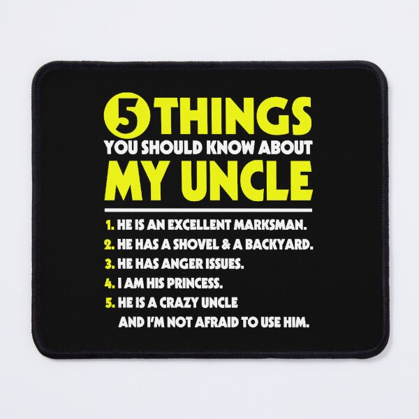 Item preview, 5 Things You Should Know about my Uncle  designed and sold by Kacllis9800.