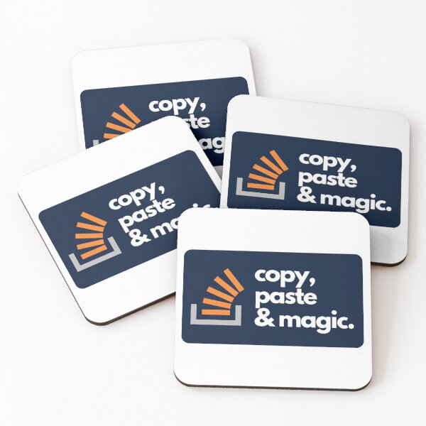 Item preview, Stackoverflow copy, paste, and magic designed and sold by kashrecreative.
