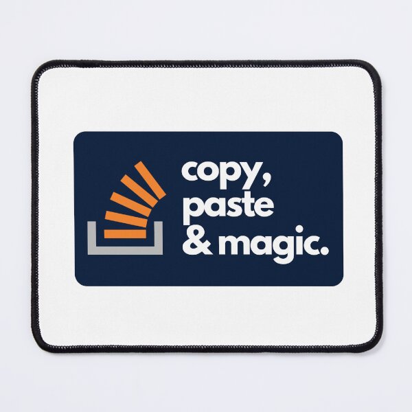 Item preview, Stackoverflow copy, paste, and magic designed and sold by kashrecreative.