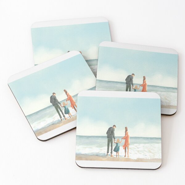 Item preview, Family at beach designed and sold by MrCsStores.