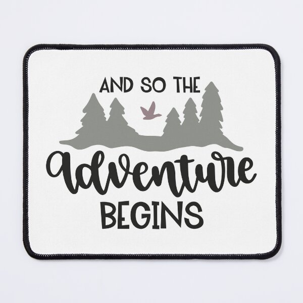 Item preview, And so the adventure begins designed and sold by jothi-designers.