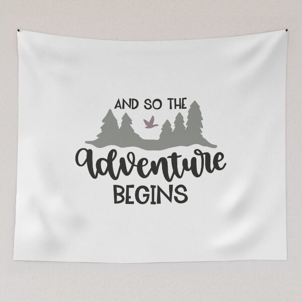 Item preview, And so the adventure begins designed and sold by jothi-designers.