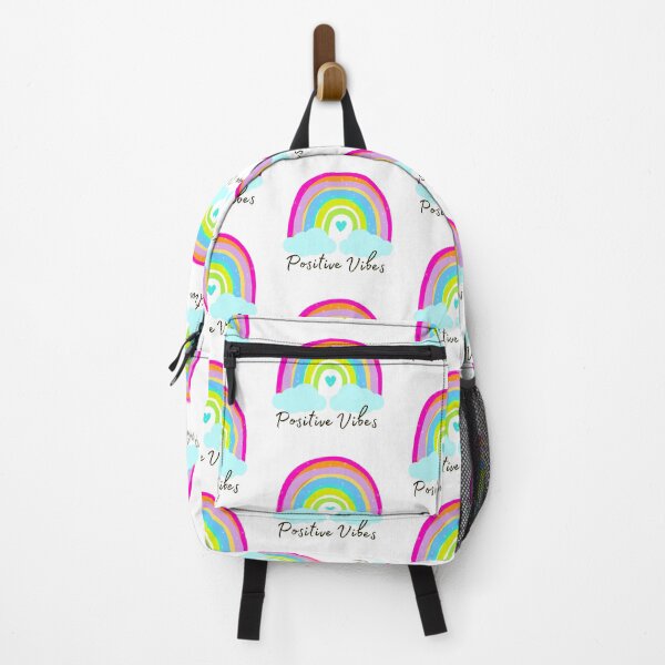 Item preview, Positive vibes | be positive | colorful rainbow designed and sold by Vicsdesignsart.