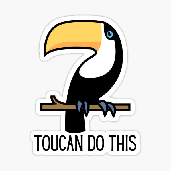 TOUCAN DO THIS Sticker