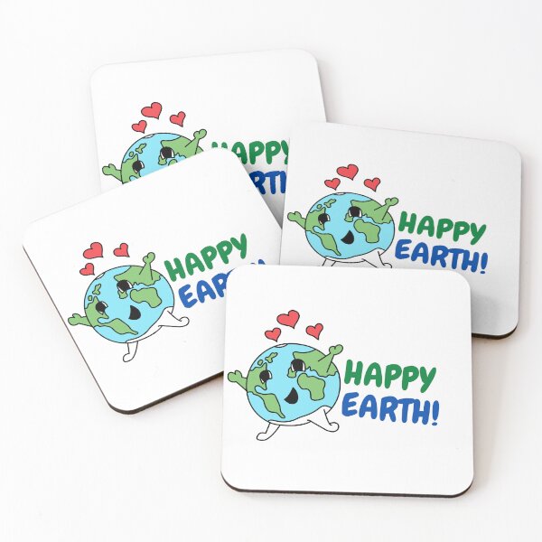 Item preview, Happy Earth by NylexArts designed and sold by ProgScriptArt.