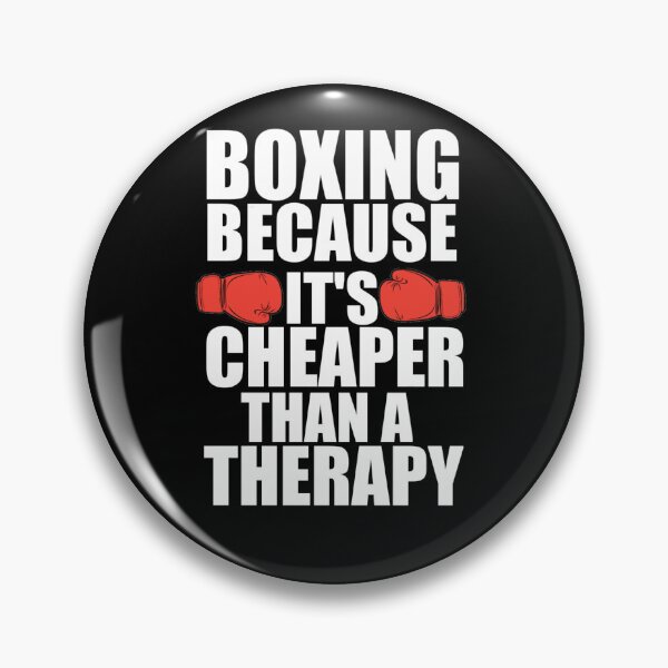 Item preview, Boxing It's Cheaper Than Therapy Boxing Lover designed and sold by StoreRahhal.