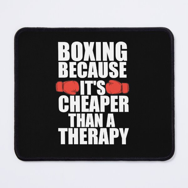 Item preview, Boxing It's Cheaper Than Therapy Boxing Lover designed and sold by StoreRahhal.