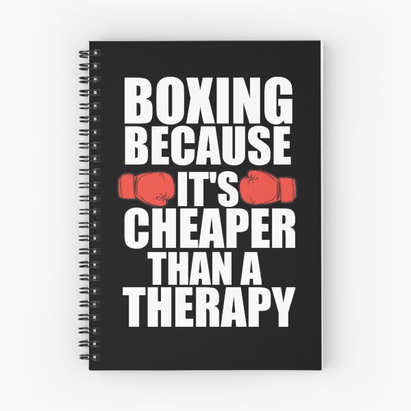 Item preview, Boxing It's Cheaper Than Therapy Boxing Lover designed and sold by StoreRahhal.